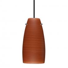 Besa Lighting J-1512CH-BK - Besa Tao 10 Pendant For Multiport Canopy Black Cherry 1x100W MAX E26 Base