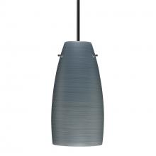 Besa Lighting J-1512TN-BK - Besa Tao 10 Pendant For Multiport Canopy Black Titan 1x100W MAX E26 Base