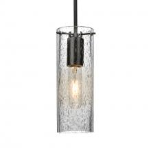 Besa Lighting J-JUNI10CL-BK - Besa, Juni 10 Pendant For Multiport Canopy, Clear Bubble, Black, 1x60W MAX E26 Base