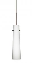 Besa Lighting 1XT-567407-BR - Besa Camino Pendant Bronze Opal Matte 1x50W Halogen