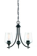 Savoy House 1-4031-3-BK - Octave 3-light Chandelier In Black