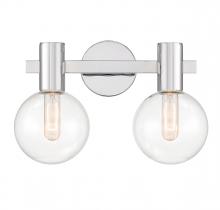 Savoy House 8-3076-2-11 - Wright 2-Light Bathroom Vanity Light in Chrome