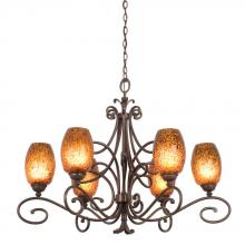 Kalco 5534AC/PS01 - Amelie 6 Light Chandelier