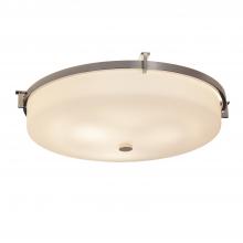 Justice Design Group FSN-8987-OPAL-CROM - Era 21&#34; Round Flush-Mount