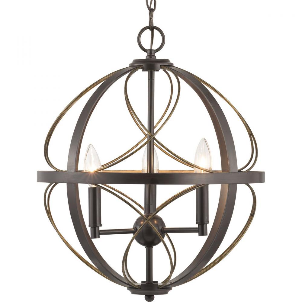 Brandywine Collection Three-Light Pendant