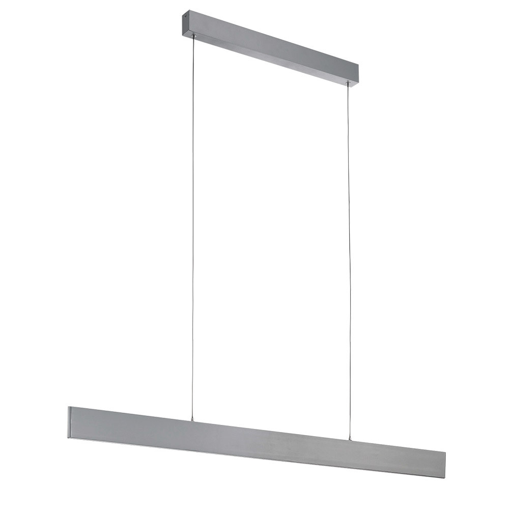 1x33W LED Linear Pendant With Brushed Aluminum Finish