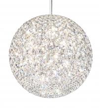 Schonbek 1870 DV1818O - Da Vinci 18 Light 120V Pendant in Polished Stainless Steel with Optic Crystal