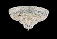 Schonbek 1870 5898-40R - Petit Crystal Deluxe 21 Light 120V Semi-Flush Mount in Polished Silver with Radiance Crystal