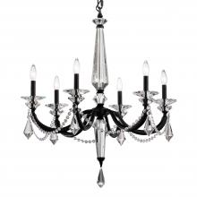 Schonbek 1870 S6706N-51R - Verona 6 Light 120V Chandelier in Black with Radiance Crystal