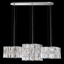 Schonbek 1870 SPU140N-SS1O - Selene 39IN LED 120V Pendant in Stainless Steel with Optic Crystal