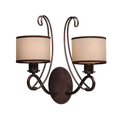 Bon Ton 2-Light Wall Sconce