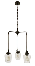 Craftmade 53523-FB - 3 Light Chandelier