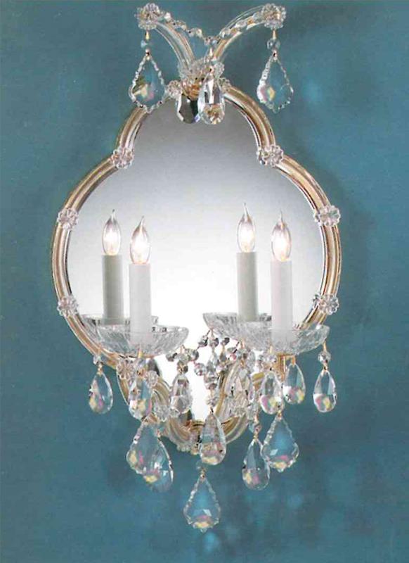 Crystorama 2 Light Chrome Sconce