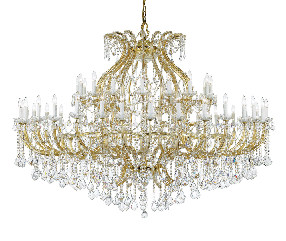 Maria Theresa 49 Light Spectra Crystal Gold Chandelier