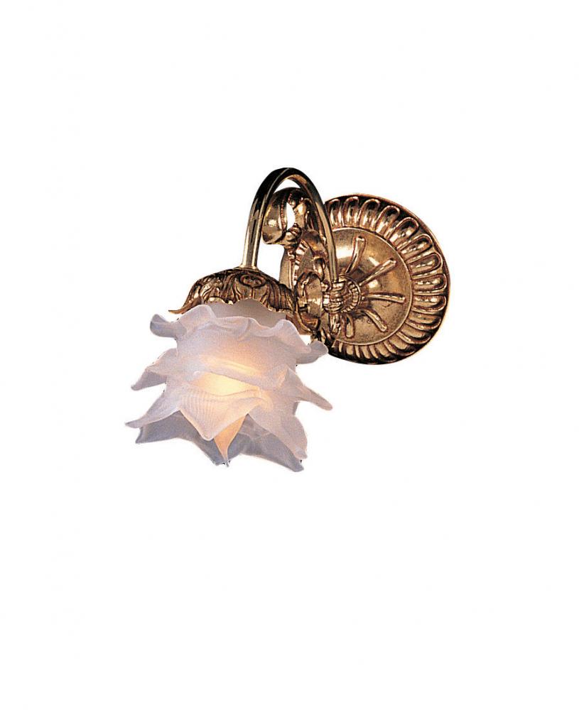 Crystorama 1 Light Brass Sconce I