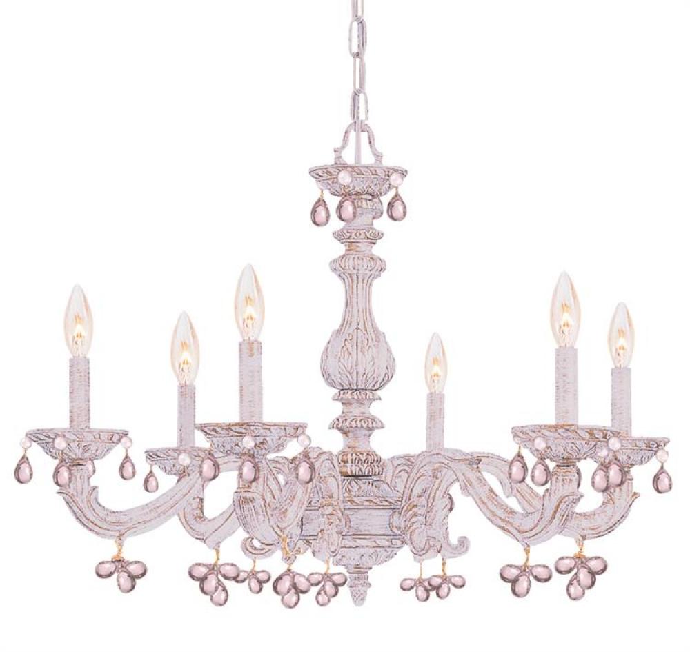 crystorama white chandelier