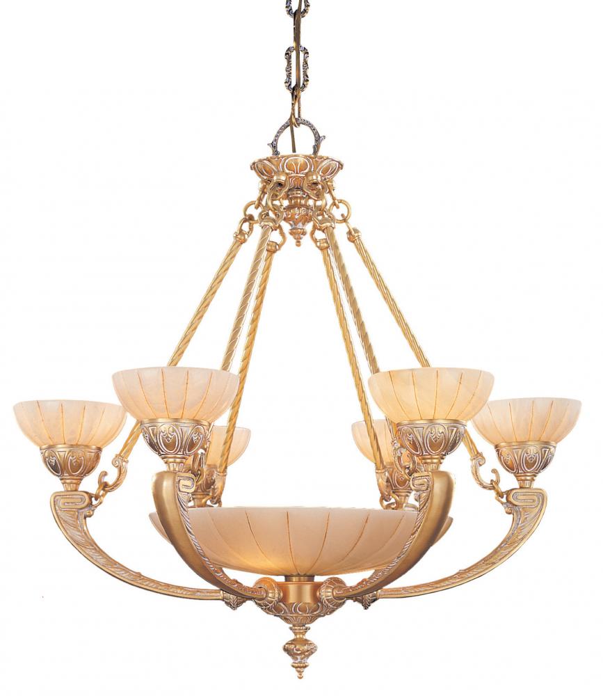 alabaster chandelier lighting