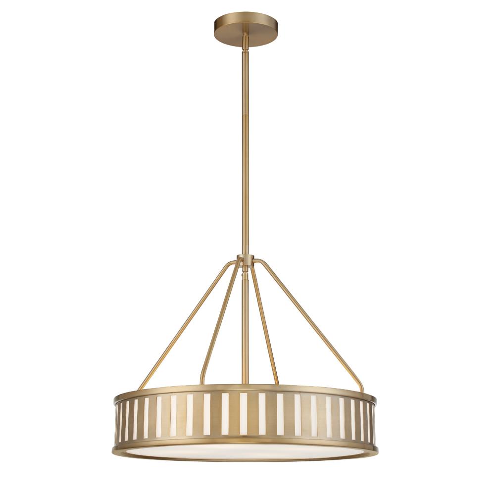 Kendal 4 Light Vibrant Gold Chandelier