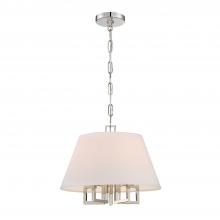 Crystorama 2255-PN - Libby Langdon Westwood 5 Light Polished Nickel Pendant