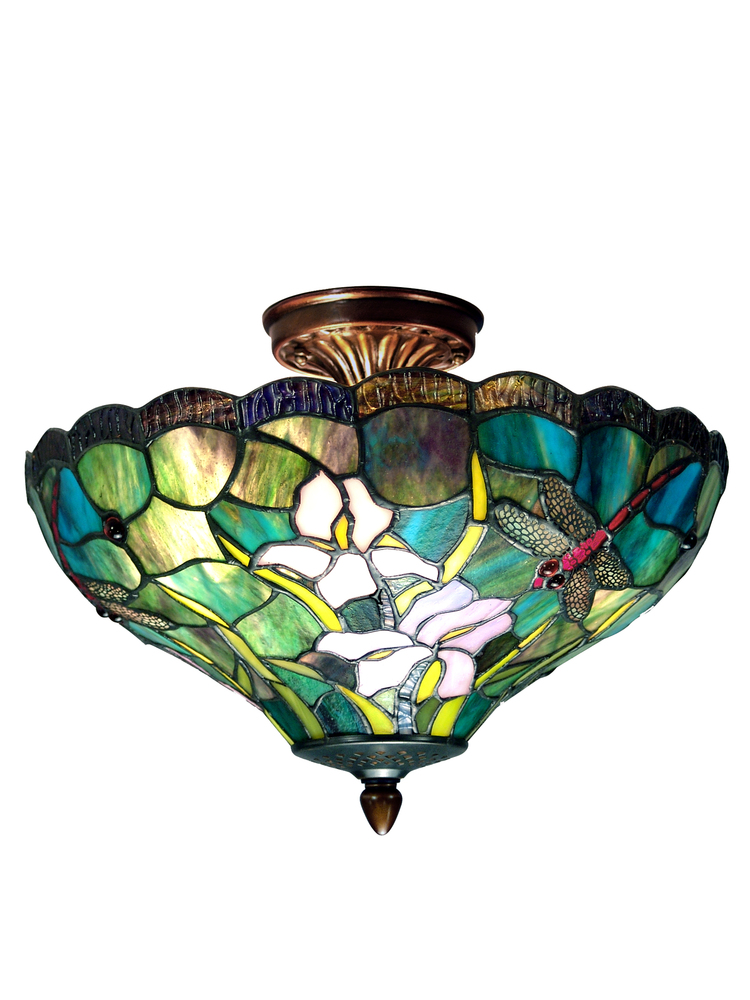 Savannah Tiffany Flush Mount