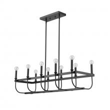 Acclaim Lighting IN20031BK - Beckett 10-Light Matte Black Island Pendant