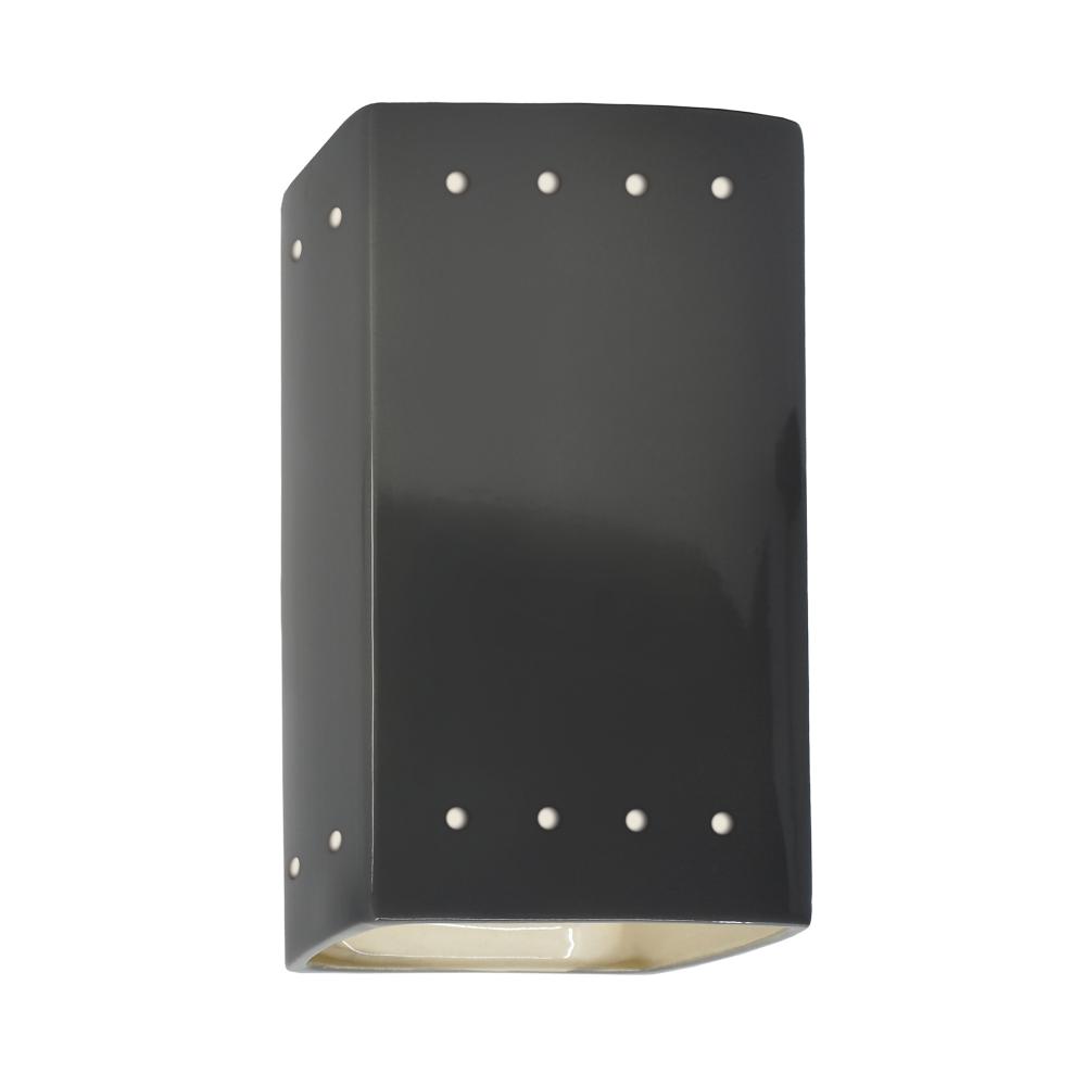 Small LED Rectangle w/ Perfs - Closed Top (Outdoor)