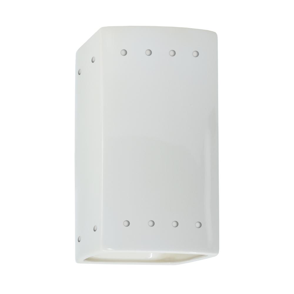 Small LED Rectangle w/ Perfs - Closed Top (Outdoor)