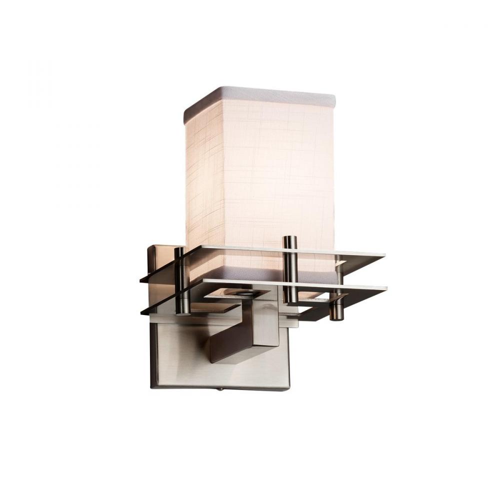 Metropolis 1-Light Wall Sconce (2 Flat Bars)