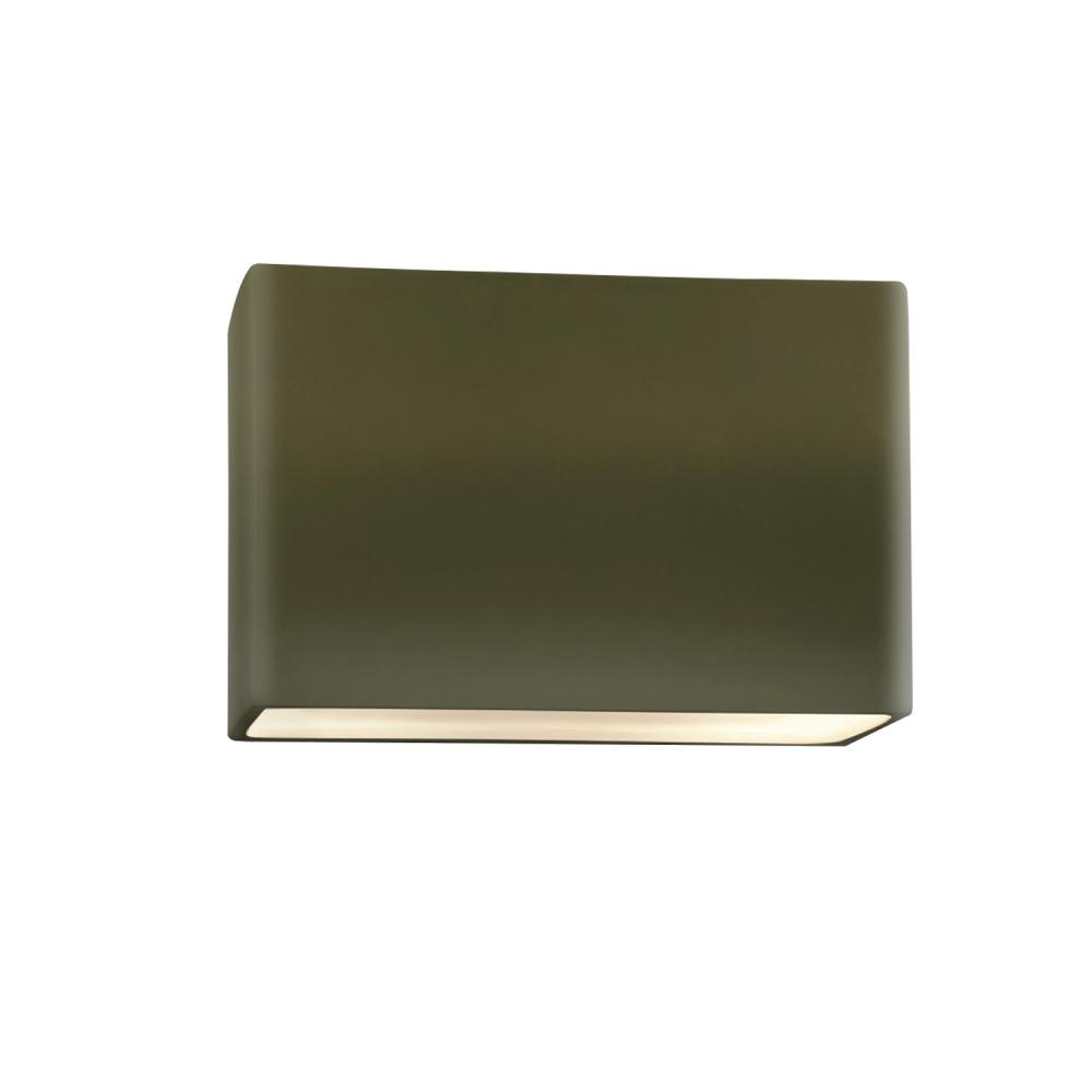 Large ADA Rectangle (Outdoor) Wall Sconce - Closed Top