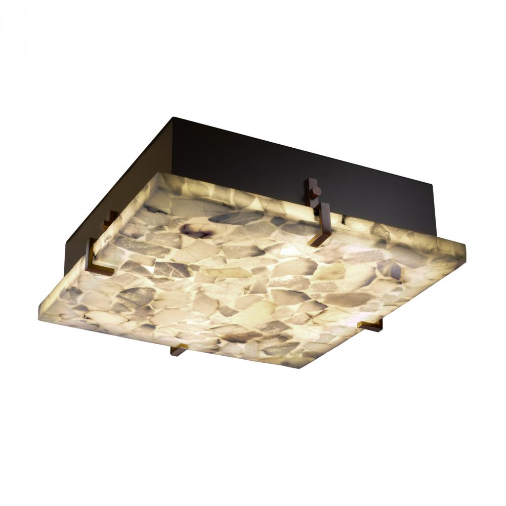 Clips 12" Square LED Flush-Mount