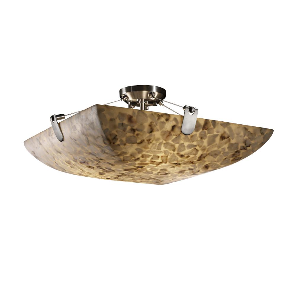 24" LED Semi-Flush Bowl w/ U-Clips