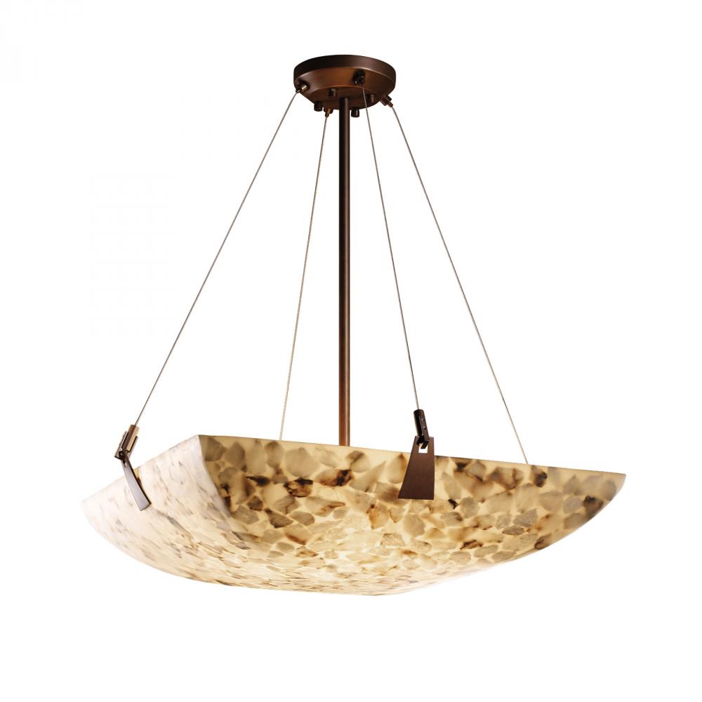 24" LED Pendant Bowl w/ Tapered Clips