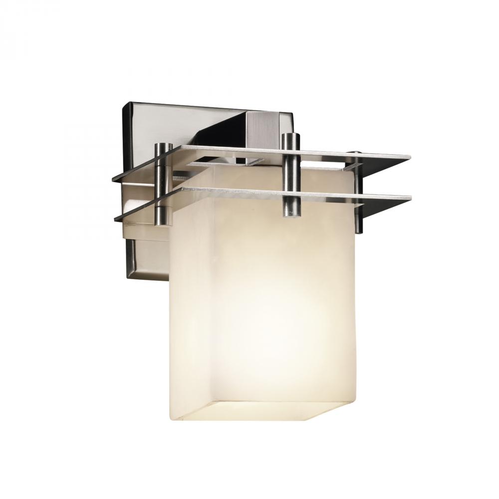 Metropolis 1-Light Wall Sconce (2 Flat Bars)