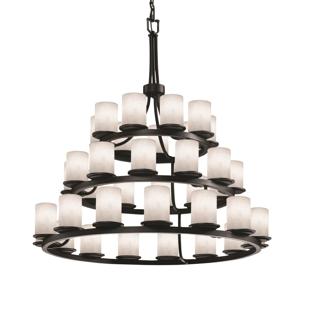 Dakota 36-Light 3-Tier Ring LED Chandelier