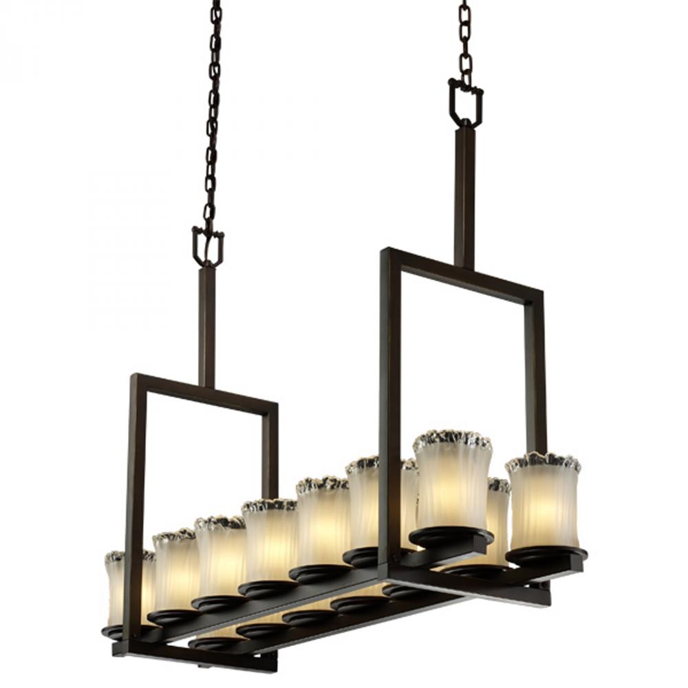 Dakota 14-Light Bridge LED Chandelier (Tall)