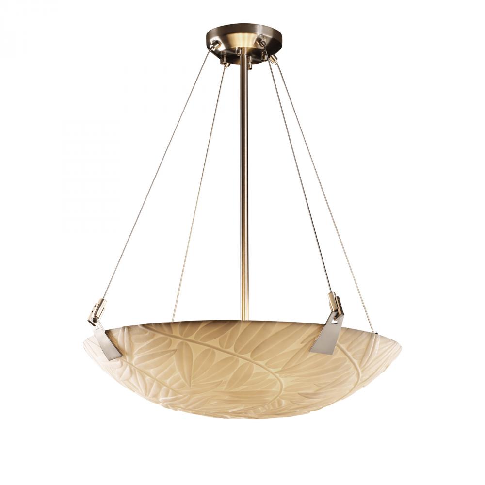 24" LED Pendant Bowl w/ Tapered Clips