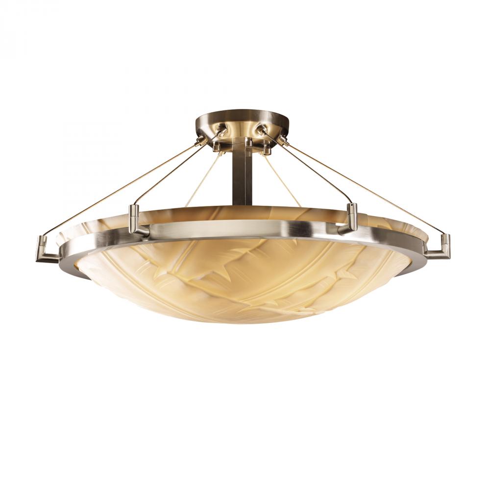 24&#34; LED Semi-Flush Bowl w/ Ring