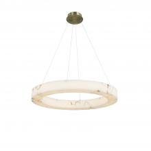 Justice Design Group FAL-8223-BRSS - Medley 32" LED Ring Pendant