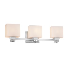 Justice Design Group FSN-8473-55-OPAL-CROM - Ardent 3-Light Bath Bar