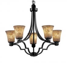 Justice Design Group ALR-8500-15-NCKL - Argyle 5-Light Chandelier