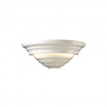 Justice Design Group CER-1555-WHT-LED1-1000 - Supreme LED Wall Sconce