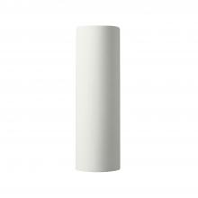 Justice Design Group CER-5409-BIS-LED1-1000 - Really Big ADA LED Tube Wall Sconce - Open Top & Bottom