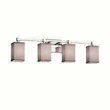  FAB-8424-15-GRAY-CROM - Tetra 4-Light Bath Bar