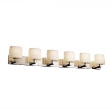  POR-8926-30-WAVE-CROM - Modular 6-Light Bath Bar