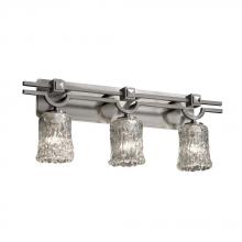 Justice Design Group GLA-8503-16-AMBR-CROM - Argyle 3-Light Bath Bar