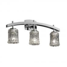 Justice Design Group GLA-8593-16-GLDC-CROM - Archway 3-Light Bath Bar