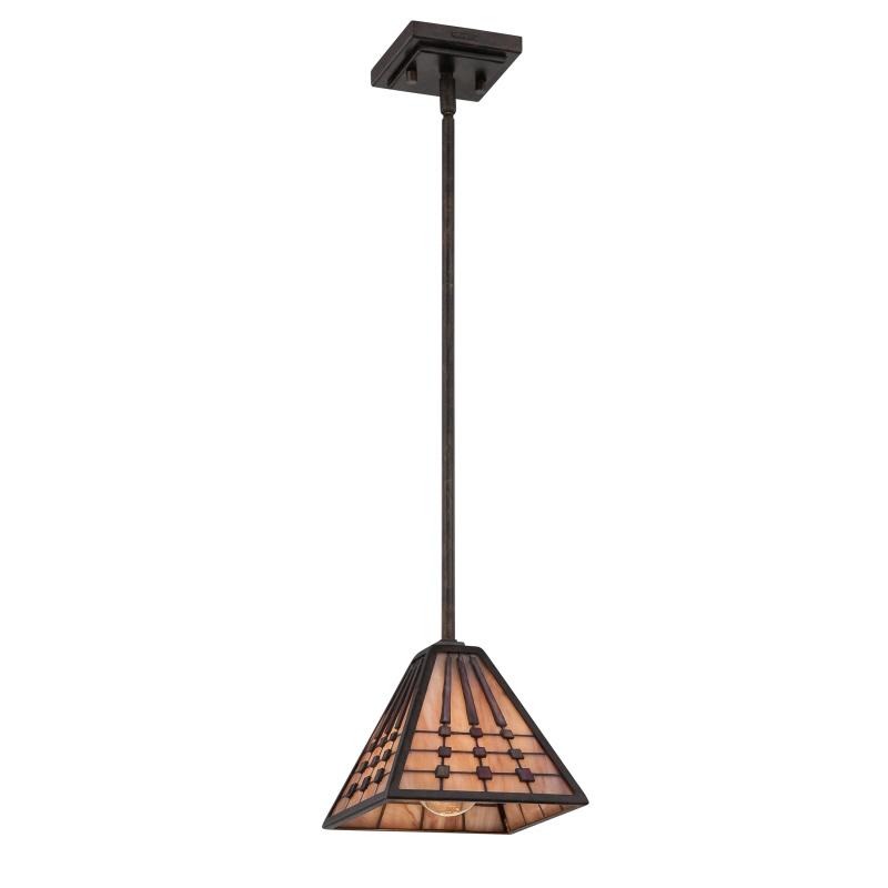 One Light Indio Bronze Down Mini Pendant