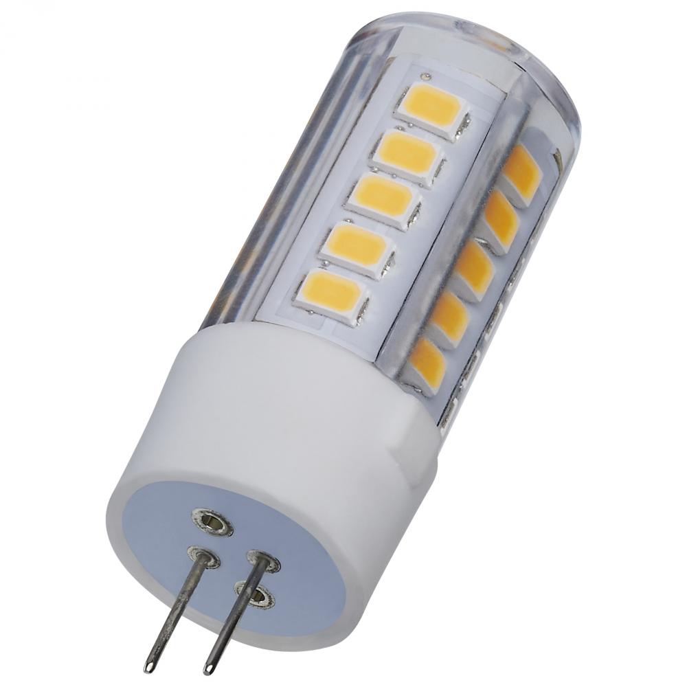 4.5 Watt T6 LED; Clear Finish; Bi Pin G4 Base; 3000K; 12 Volt