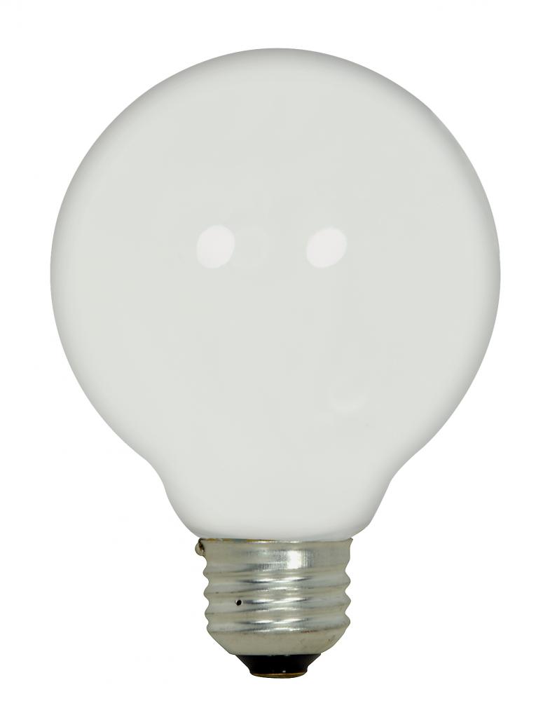 43 Watt; Halogen; G25; White; 1000 Average rated hours; 750 Lumens; Medium base; 120 Volt