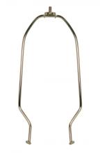 Satco Products Inc. 90/2255 - Heavy Duty Harp; Polished Nickel Finish; 10" Height; 1/4-27 Thread